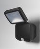 LED Fluter 4W 260lm 4000K IP54 Schwarz mit LEDVANCE SPOTLIGHT Batterie-Bewegungssensor