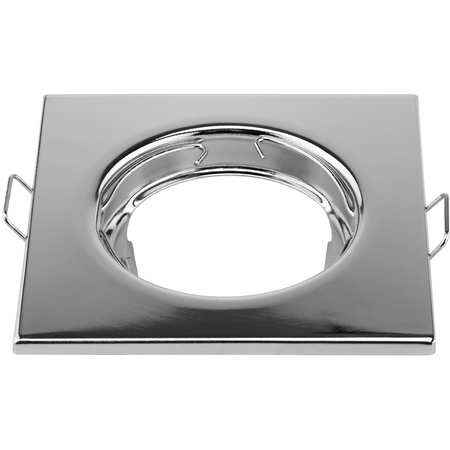 6x PAVO Chromblech MR16 GU10 LUMILED quadratische Halogeneinbauleuchte