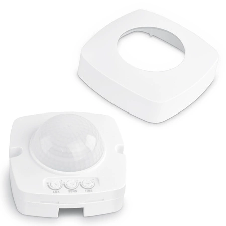 Bewegungs- und Dämmerungslichtsensor für den Außenbereich 1200W Weiß IP54 VL-SPC24W Videx