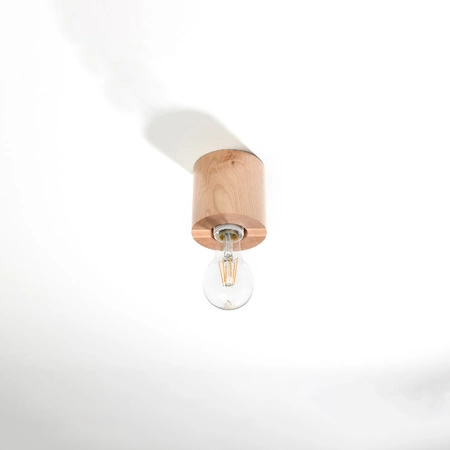 SALGADO E27 Spot Holzanbauleuchte SOLLUX