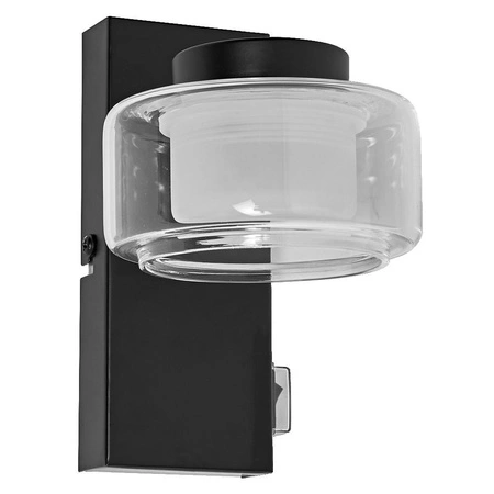 LED-Badezimmer-Wandleuchte 5.5W 350lm CCT Schwarz IP44 Obris Ledvance