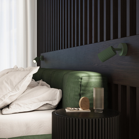 Plafond Deckenleuchte Tuba Spot 3x GU10 Olive Carbon Deep Space SL.1620 Sollux