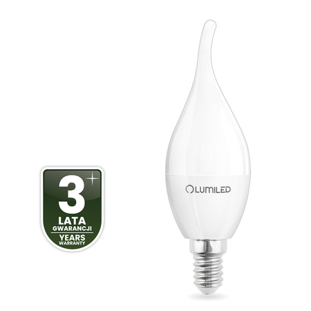 6x LED Lampen E14, Glühbirne BA35 8W = 60W 806lm 180° 4000K neutral LUMILED