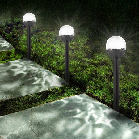 LED Solar Gartenlampe Drive 5500-6000K IP44 33cm Dämmerungssensor