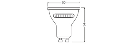 LED-Lampe PAR16 Reflektor GU10 4.2W = 55W 400lm 2700 - 4000 - 6500K CCT 36° SUPERSTAR Osram
