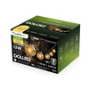 Garten Girlande Outdoor-Lichterkette 20m 60x LED + 2 Glühbirnen 12W Warm 2700K DOLLIS2 LUMILED