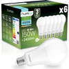 6x LED-Lampe E27 A70 18W = 150W 2430lm 6500K Kalt 260° LUMILED