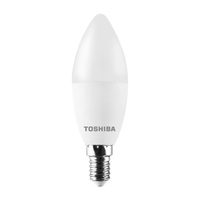 LED Leuchtmittel E14 C37 7W = 60W 806lm 3000K Warm 220° Milchig TOSHIBA