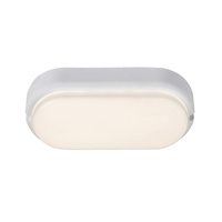 LED-Gartendeckenleuchte für den Außenbereich HORT 15W 4000K IP54 Deckenleuchte Oval Weiß RABALUX