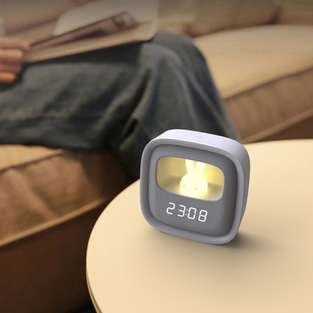 LED Dekorative Lampe 1.2W 55lm 3000K Warmweiß Grau Dimmbar Hase Sanico Goldlux