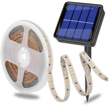 LED-Solarbänder 150x LED AVERO 3000K Warm IP44 5m LUMILED