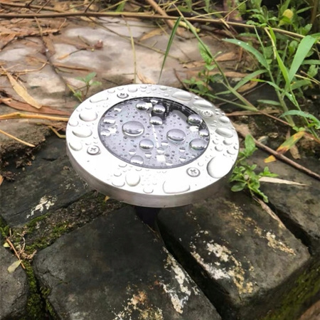 Set bestehend aus 4xGartenleuchte 12x LED SOLAR BODENMONTAGE IP54