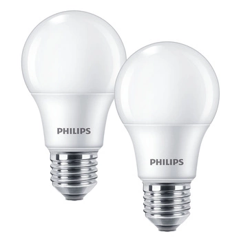 2x LED Lampen E27 A60 8W = 60W 806lm 2700K Warm PHILIPS