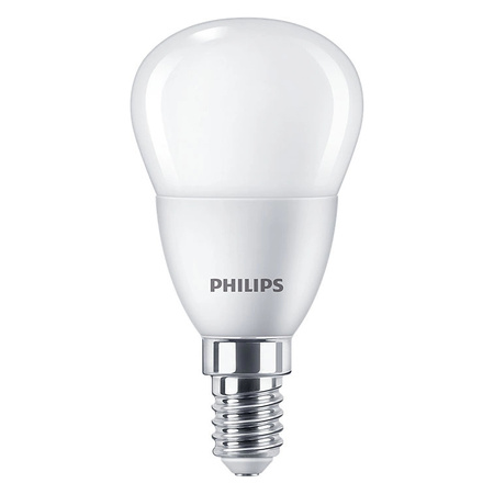 LED-Kugellampe E14 P45 4,9W = 40W 470lm 6500K kalt PHILIPS