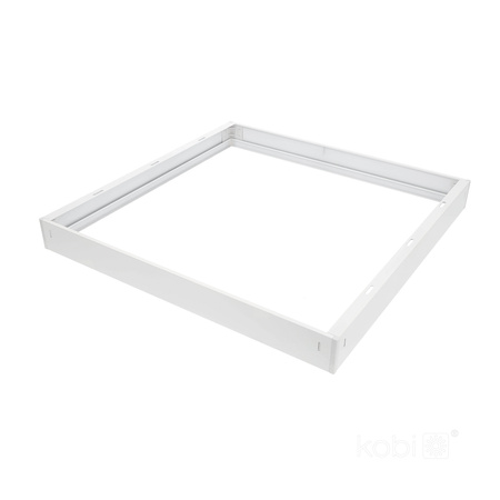 Aufbaurahmen 63mm für LED-Panel 60x60cm Klik Weiß Kobi