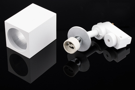 1-Phasen Strahler GU10 Schieneinstrahler Weiß BRICK LUMILED