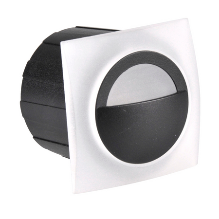 LED-Garteneinbau-Treppenleuchte 3W 40lm IP44 4000K schwarz Q5 GOLDLUX (Polux)