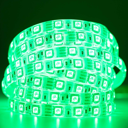 LED-Strip, LED-Streifen 12V 72W 300LED 5050 10mm 5m IP65 RGB LUMILED