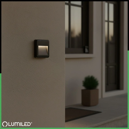 Außen Garten Treppe Wandleuchte CCT 3000-6500K LED 4W IP65 VIREO LUMILED