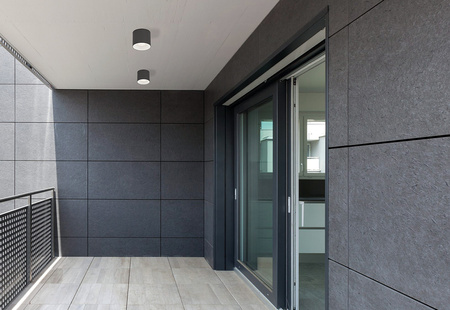 Garten-Außendeckenleuchte HEXA 9565 GU10 IP44 Graphitrohr Nowodvorski