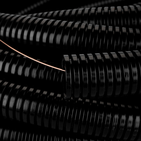 Wellrohr RKGS 20 mm 750N Leitung mit Fernbedienung für Kabelschutz 25m Schwarz AKS ZIELONKA