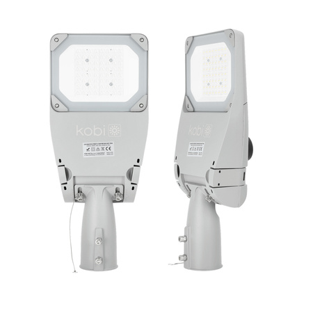 LED Industrie Straßenlampe 35W 5950lm 4000K Neutral IP66 IK09 Grau Master Street Kobi