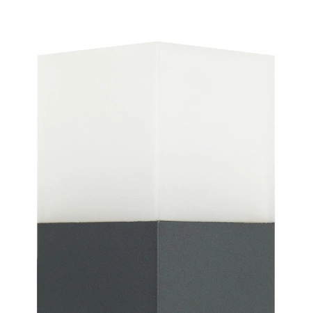 Außengarten-Fassadenleuchte LED Cube CB-K DG E27 Su-Ma