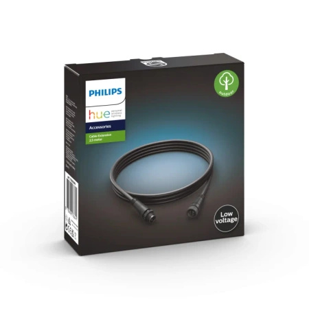 Outdoor-Verlängerungskabel Verbindungskabel 2,5m IP67 Schwarz PHILIPS HUE