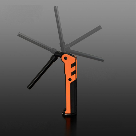 Wiederaufladbare LED-Hand-Taschenlampe 5W 400lm 5 Modi UV Dimmbar Videx