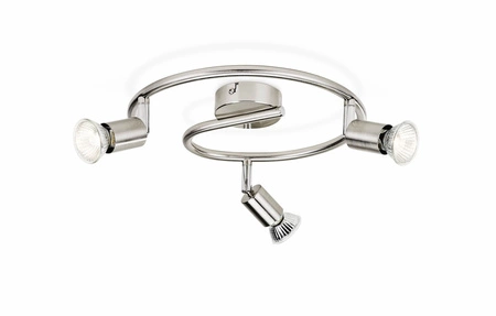 Deckenleuchte LIMBALI 3x GU10 Wandleuchte Reflektor beweglich Satin PHILIPS