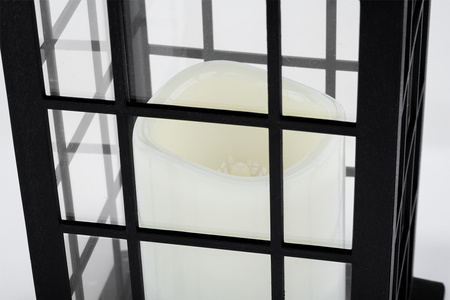 LED-Solar-Gartenlaterne Hängelaterne 32cm Schwarz