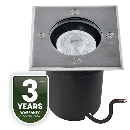 Boden-Einbauleuchte GU10, Bodenstrahler IP65 IK09 Quadratisch CATIO 2 LUMILED