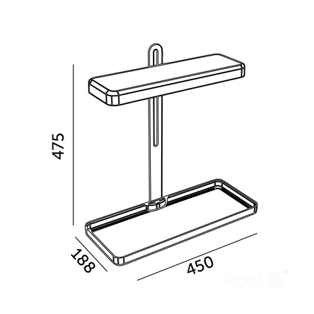 LED-Pflanzenleuchte Verdi 20W Wide Stand 1200lm Kobi