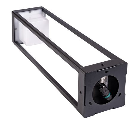 LED 12W 3000K 60cm Schwarz QUERCUS LUMILED Outdoor Standing Post Gartenlampe