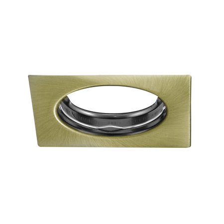 BEWEGLICHE Deckenleuchte OPIN GOLDLUX (Polux) QUADRATISCHER STAHL PATINA