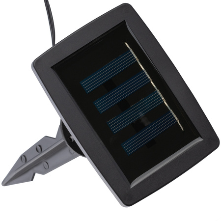 Solar Garten Girlande 20x LED Lichterkette Dekorative Kugeln 5.8m Kalt