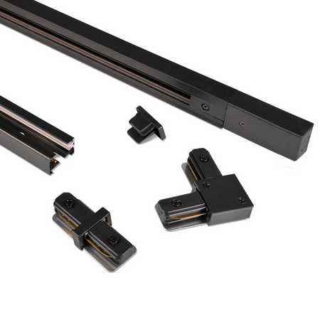 Beleuchtung Stromschiene 1 Phase 1m Schwarz Sanico Goldlux