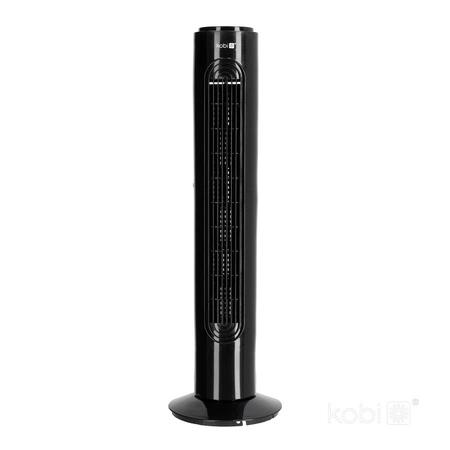 Säulenventilator Rohrluftumwälzer Standventilator Weiß 45W