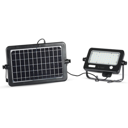 LED Fluter 10W 4000K IP65 + USB-Solarpanel IP65 VT-788-10 V-TAC