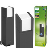 LED-Gartenleuchte für den Außenbereich ARBOR GardenLink 6W 2700K IP44 Mast 40cm Anthrazit PHILIPS