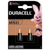 Spezialbatterien DURACELL MN21 A23 V23GA 12V Blister 2 Stk