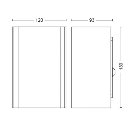 Philips HUE Resonate Laterne Außenwandleuchte 17464/47/P7
