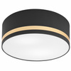 Plafond LED-Deckenleuchte GLORIA 2xE27 Schwarz Weiß LM-2.202 Lamkur