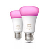 2PAK LED-Glühbirne E27 A60 6,5W CCT RGB PHILIPS HUE Weiß & COLOR Ambiente Bluetooth Zigbee