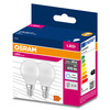 2x LED Lampe E14 P45 4,9W = 40W 470lm 6500K Kalt 200° OSRAM VALUE