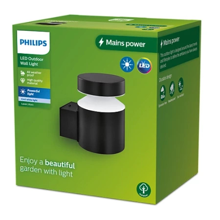 Garten LED Wandleuchte LAVEN 6W 4000K IP44 PHILIPS