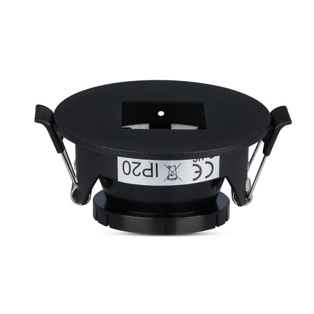 Deckeneinbauleuchte GU10 Öse rund schwarz VT-883 V-TAC