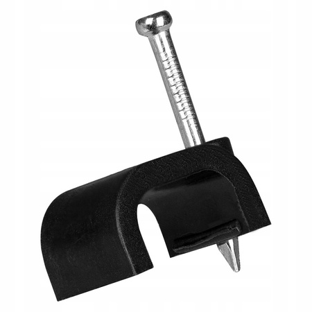 Flachkabelhalter FLOP CLIP YDYp3x1,5 10/6 Schwarz 100 Stück PAWBOL