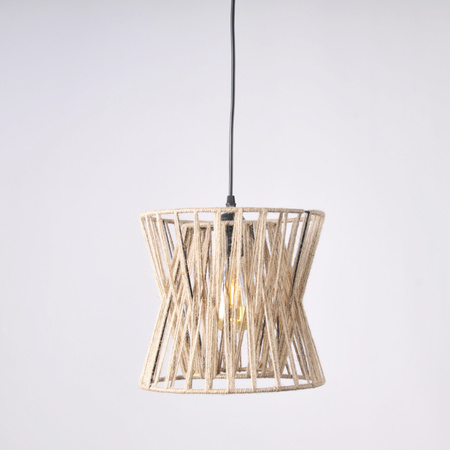 VARBERG IL MIO Halbkugel-Deckenhängelampe im Boho-Stil Stahl + Kabel 1xE27 GOLDLUX (Polux)