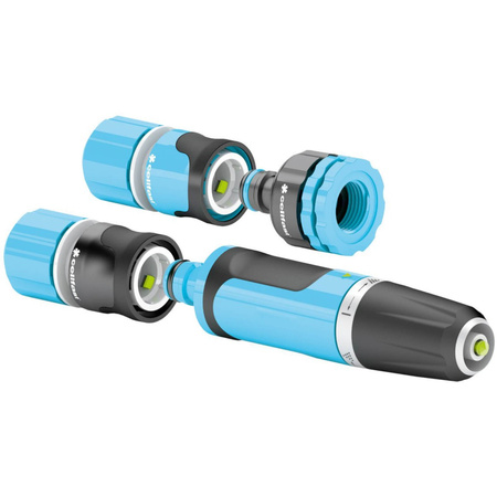 Gartenschlauchaufroller mit 3/8" 10m Schlauchenden + Sprinklerset ERGO XS CELLFAST